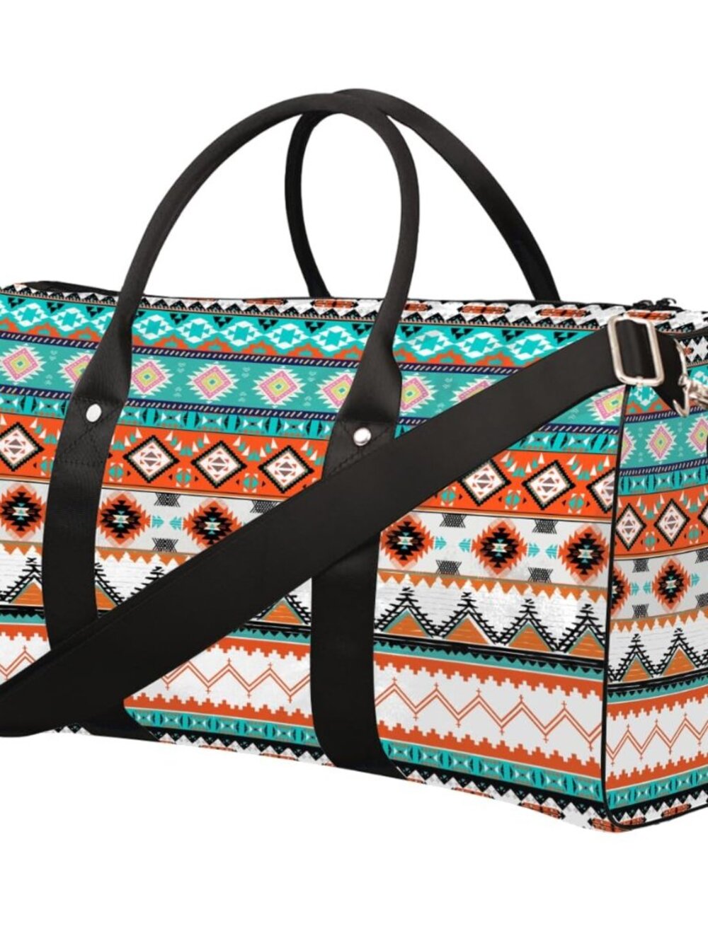 Aztec Western Travel Duffel Bag Sports Tote Gym Bag Weekender Workout Bags